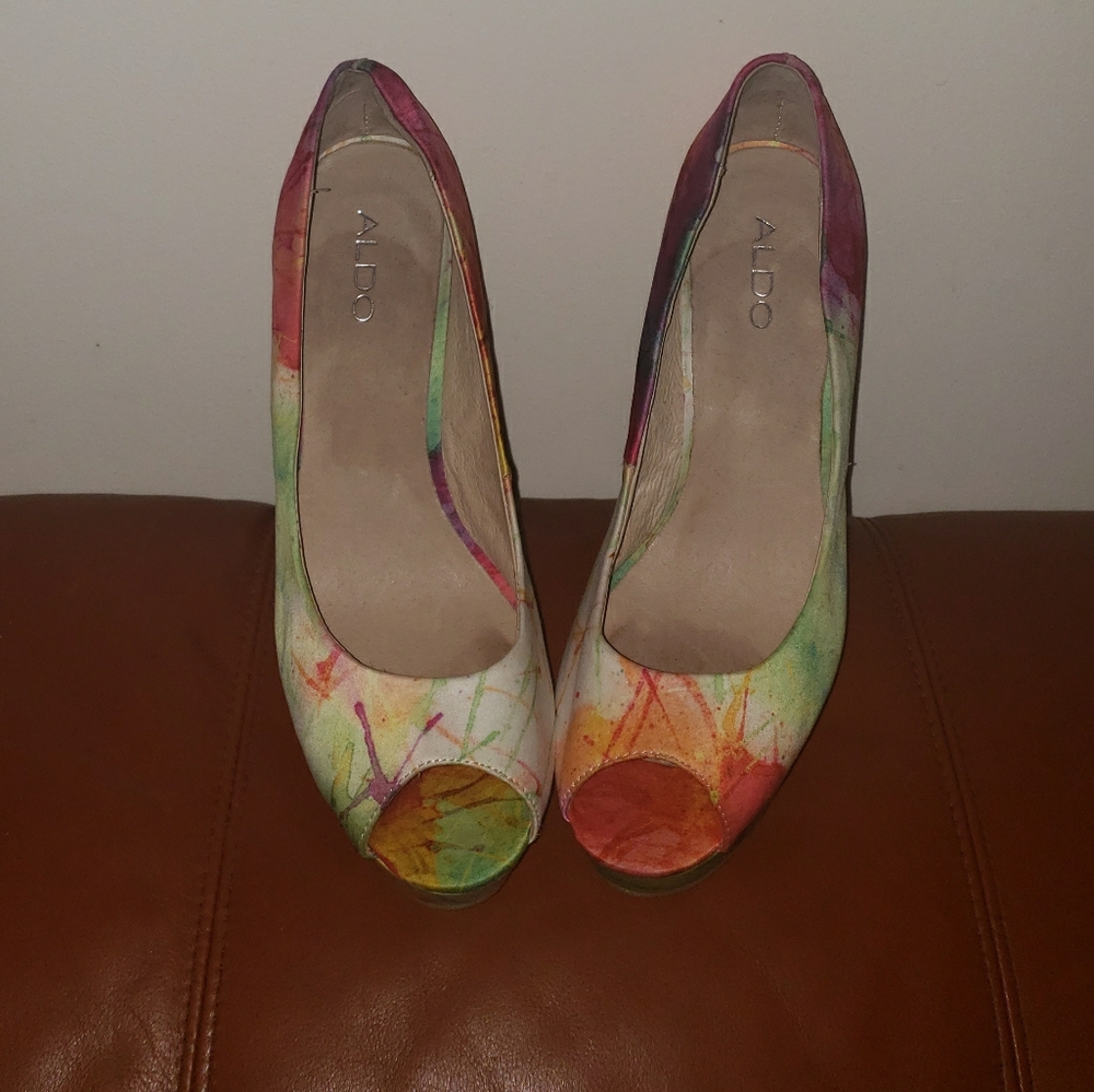 COLORFUL ALDO WEDGES
